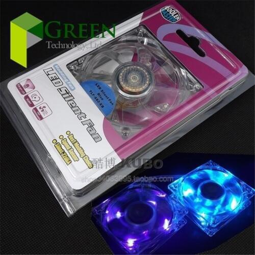 The original Cooler Master 8025 80MM 80x80x25mm silent led Cooling fan 12V 0.2A For computer case fan with 3pin