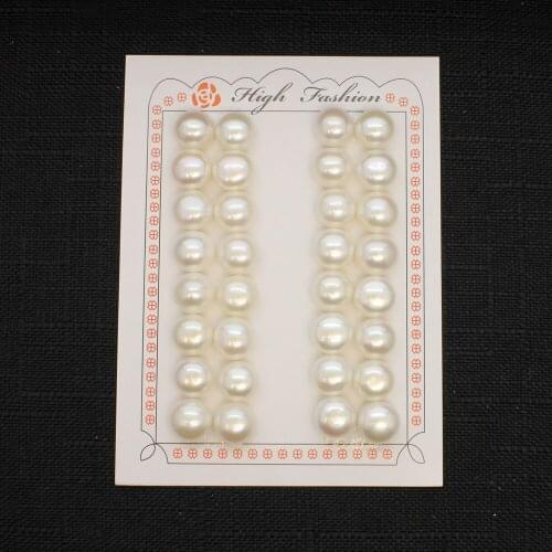 32pcs / plate Natural Freshwater Pearl 11-12mm Large Bread Beads Ladies Jewelry Making DIY Necklace Bracelet Earring Accessories