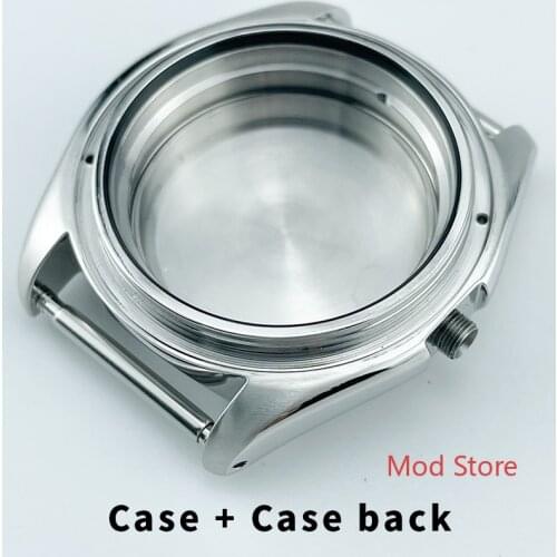 NEW ARRIVAL 42mm SKX007/SRPD Watch Case Mod Parts 316L SS 300M Waterproof No Crown Guard 3 O'Clock Drilled lugs