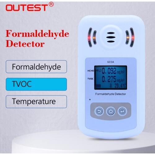 Digital Household Formaldehyde Detector Air Quality Tester Gas Analyzer Air Meter Analyzers Monitor Air Quality for Home Office