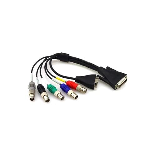 For Polycom HDX7000 HDCI60 pin to 5BNC+DB9 HD camera control conversion line small pigtail