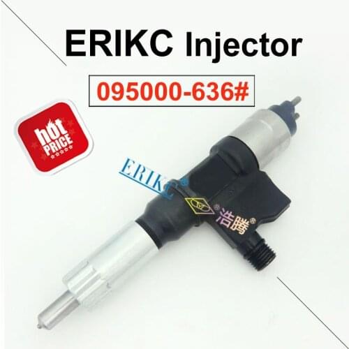 ERIKC Diesel Engine Spare Parts Common Rail Injection 095000-6362 Fuel Oil Injector 0950006362 Nozzle 6362 for Isuzu 4HK1 5.2L