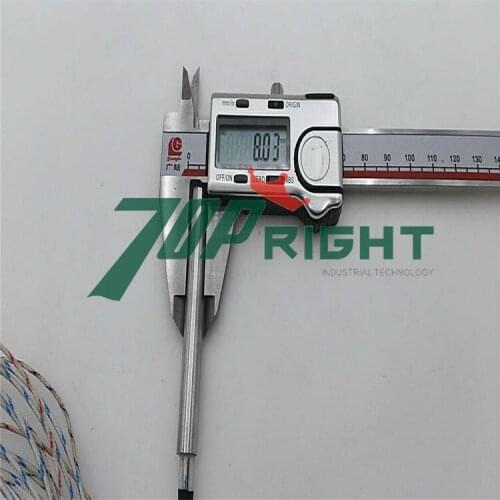 ID8x65mm 230v150w Mould single head lead wire Cartridge Heater with J type thermocouple
