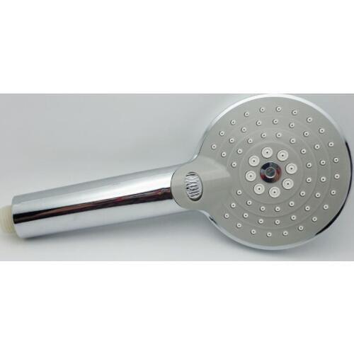 Fashion Rain Shower Head Switch Adjustment Round Style Shower Nozzle Spary High-Quality ABS Plastic Shower Head Electroplated