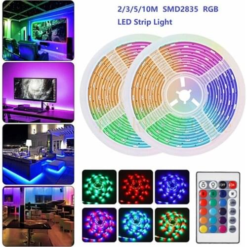 New 2/3/5 / 10M LED lamp with RGB 3825 SMD flexible ribbon waterproof RGB LED lamp tape diode DC 12V Bluetooth control new