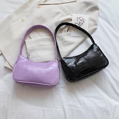 Casual PU Leather Sling Handbag Purse Women Elegant Chain Shoulder Crossbody Bag Popular Simple Female Daily Bag Zipper Totes