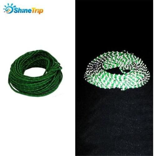 20 rolls Tent Rope 50ft/15.24M 2.5mm Tent Accessories Camping Reflective String Windproof Tent Rope Camping Clothesline