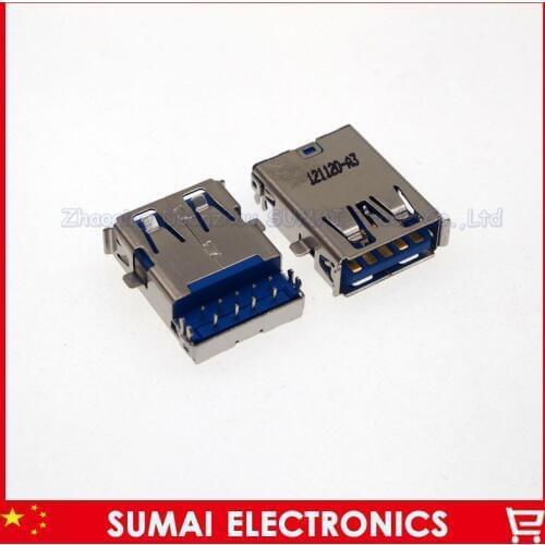 10pcs Original New 3.0 USB Jack female socket 3.0 port For ASUS A43S X43S K43 S SA SJ SV SD SM E etc