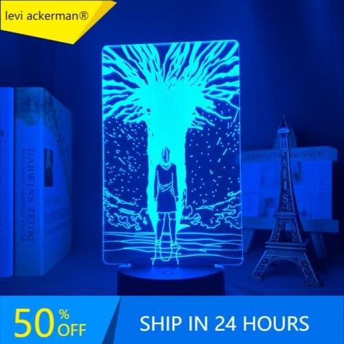3d Lamp Attack on Titan Path Light for Bedroom Decor Kids Gift Attack on Titan LED Night Light Path