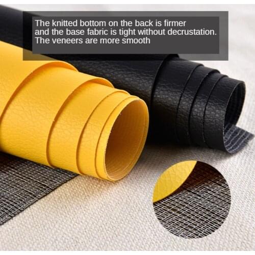 60cm*25cm 20 colors No Ironing Self Adhesive Stick on Sofa clothing Repairing Leather PU Fabric big stickr Patches