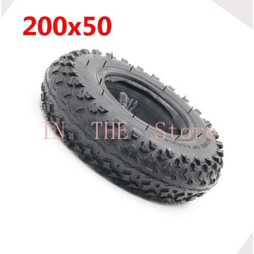8" X 2") 200X50 (8 Inch)Tire Fit for Electric Gas Scooter & Electric Scooter(inner Tube Included) Wheelchair Wheel