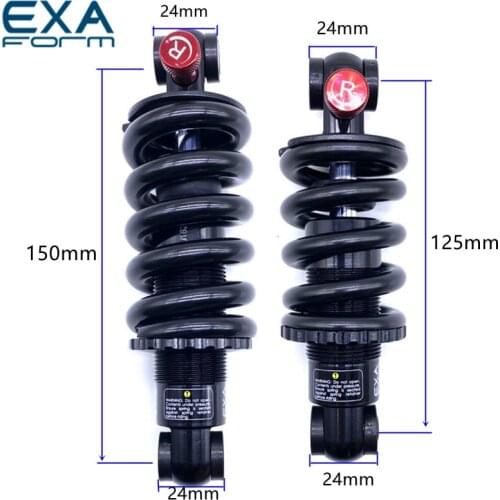 Kindshock Bike Shock Absorber 125 150 mm damper adjustable Rear Shocks Downhill DH CX MTB Electric Scooter Motocycles exa form
