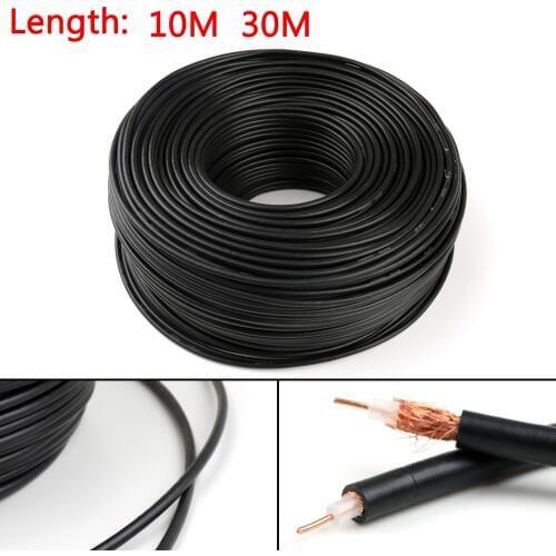 Areyourshop RG58 RF Coaxial Cable Connector 50ohm Coax Transceiver Pigtail 10m 30m Hot Sale Wires Cable