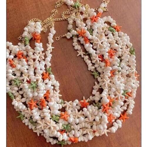 Bohemian Shell Pendant Choker Necklace Charming Women Accessories Fashion Star Fish Beach Party Jewelry Girl Gift