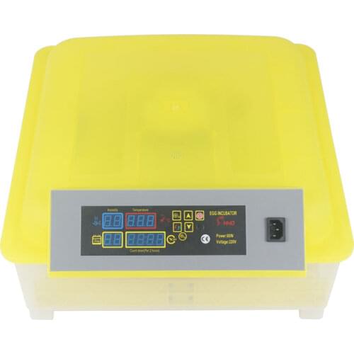 Digital Egg Incubator 48-Egg Practical Fully Automatic Poultry Incubator Farm Chick Hatchery Machine Egg Incubator Brooder