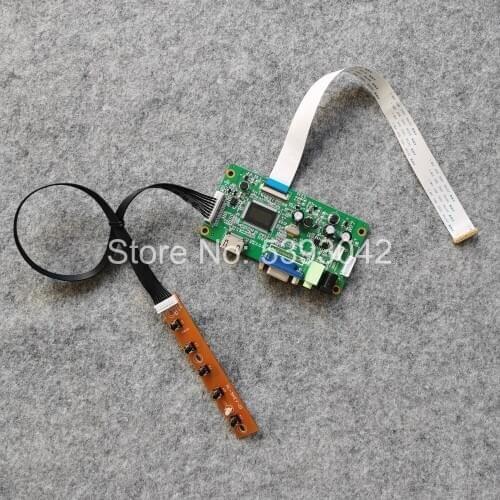 For NT156WHM-N42 NT156WHM-N44 1366*768 EDP 30Pins WLED laptop LCD screen VGA monitor controller drive board 15.6" DIY kit