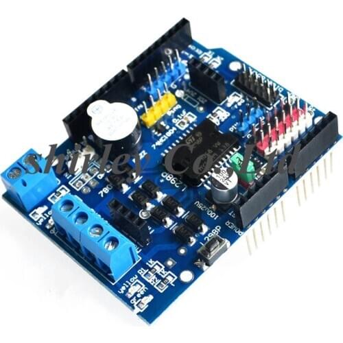 L298P PWM Speed Controller Dual High-Power H-bridge Driver ,Bluetooth Interface, L298P Motor Shield Board for Arduino