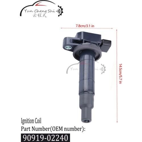 New Ignition Coil For Toyo-ta Echo Prius Yaris Scion xA xB 1.5L 90919-02240 UF316