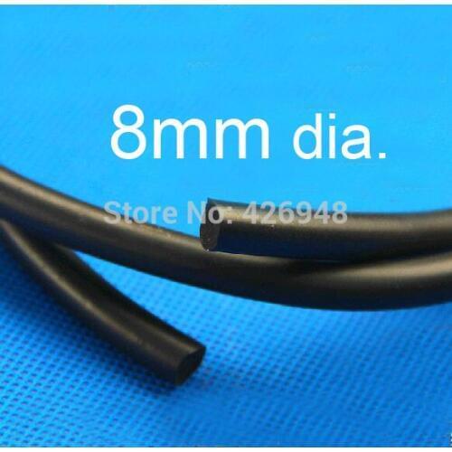 New 8mm diameter Fluoride rubber O Strip FKM Viton circle Round seal Bar Resistant Acid sealing strip