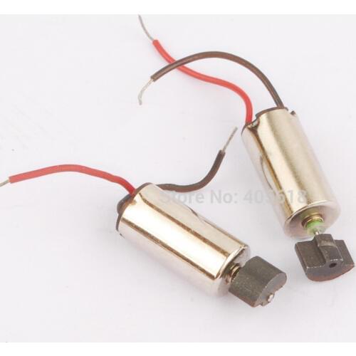 WHOLESALES 100pcs 6*12MM coreless motor with vibration Mini vibration motor 3V 180mA -250mA