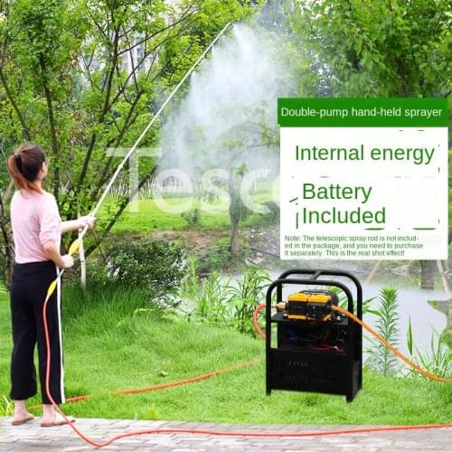 Agricultural high voltage electric sprayer, double pump pump, pesticide high pressure water pump, 12V diaphragm pump