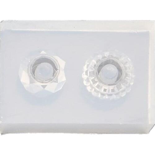 Silicone Mold Large Hole Bead Charm Add-a-Bead Bracelet Resin Jewelry Craft Tool