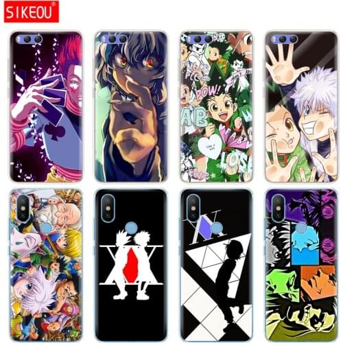 Silicone Cover Case For Xiaomi Mi A1 A2 5 5S 5X 6 Mi5 MI6 NOTE 3 MAX Mix 2 2S Hunter X Hunter Anime