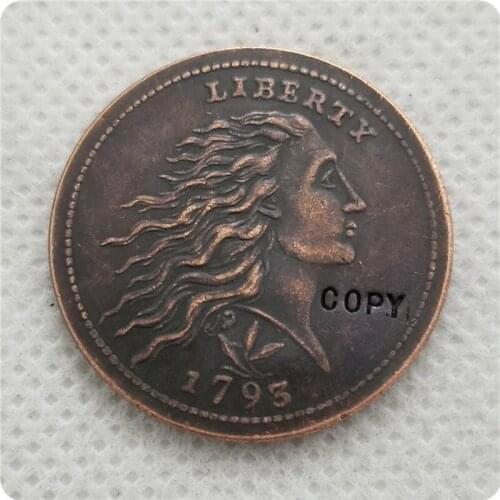 USA 1793 WREATH LEAF CENT Coin COPY commemorative coins-replica coins medal coins collectibles