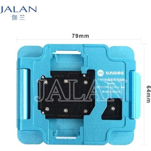 SUNSHINE T-007 Motherboard Middle Board Tester For iP 11 11 Pro 11ProMAX Motherboard Repair PCB Welding Platform Fixture