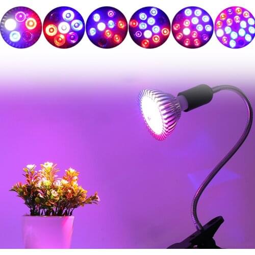 Full Spectrum LED Plant Lamp E27 15W 21W 27W 36W 45W 54W Grow Lights for Hydroponics System Flowering Growing Indoor Plants Lamp