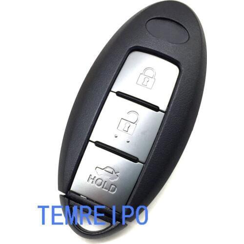 3 buttons smart remote control key case shell for infiniti replacement remote key cover for Infiniti
