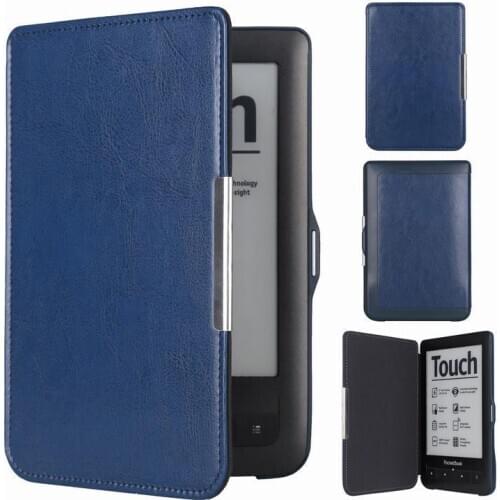 Protective Shell for Pocketbook Basic Touch 623 622 Pocketbook Pu Leather Ereader Case Waterproof Non-slip Anti-dust Shell Skin