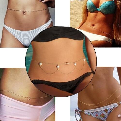 Women Sexy Rhinestone Dangle Belly Button Chain Navel Piercing Ring Body Jewelry Waist Chain Button Puncture Jewelry 5 Styles