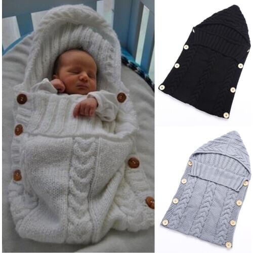 Winter Baby Sleeping Bag Newborn Envelope for Winter Bag Swaddle Kids Clothing Stuff Baby Bedding