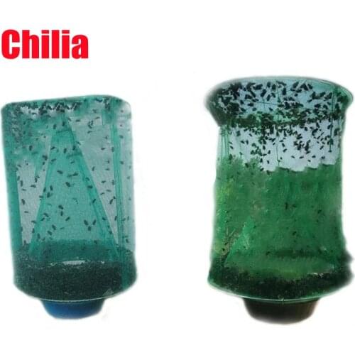 1Pcs Ongediertebestrijding Herbruikbare Opknoping Fly Catcher Killer Flies Mosquito Flytrap Kooi Netto Val Bug Vangen Thuis Tuin