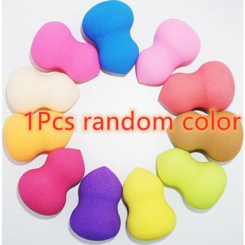 1pcs Beauty Soft Smooth Face Liquid Foundation Makeup Sponge Puff Water Drop Shape Powder Concealer Cosmetic Puff Random Color