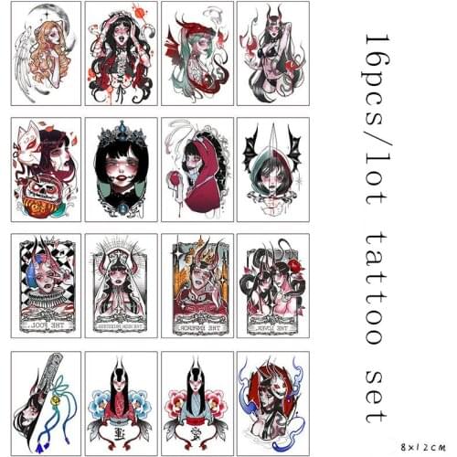 2pcs/lot Lace Gold stamping Tattoo Sticker water transfer metal waterproof feather butterfly Tattoo Sticker temporary tatoo