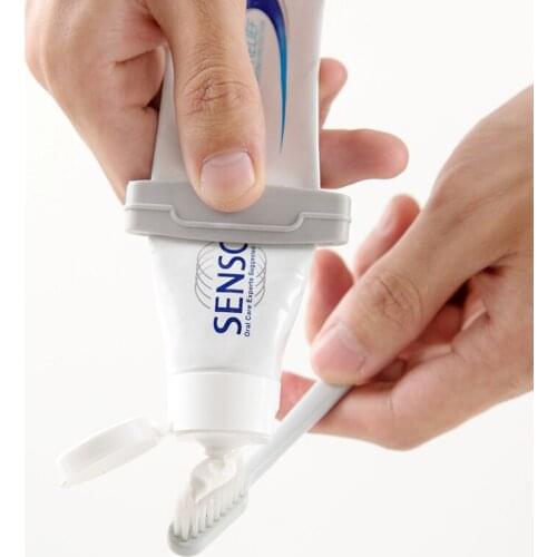 3pcs/set Plastic Toothpaste Tube Squeezer Toothpaste Cosmetic Dispenser Holder Bathroom Accessories