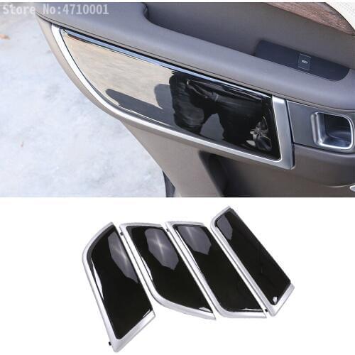Car Interior Door Decoration Panel Cover Trim 4pcs For Land Rover Discovery 5 2017 2018 Replacement Parts Accessories