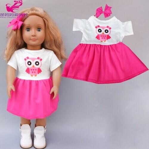 43cm Baby Doll pajama clothes 40cm doll clothes children girl toys wearing children girl gift