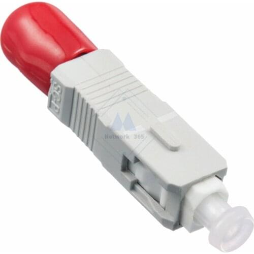 5pcs/lot ST UPCFemale to SC UPC Male Fiber Optic Adapter Multimode ST-SC Fiber Optical Adapter