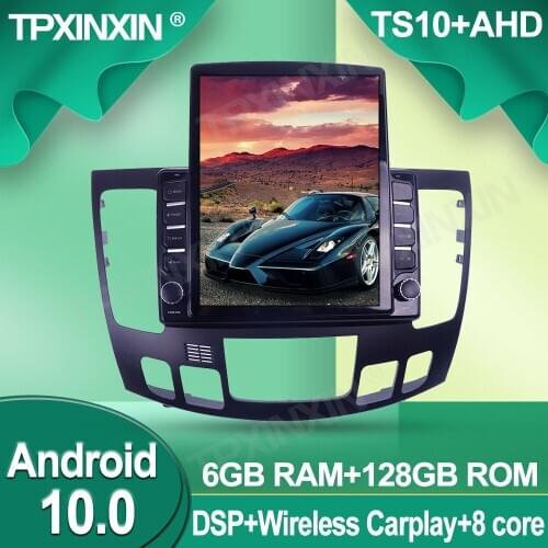 For Hyundai Sonata NF2009+ DSP Tesla Style Android 10 GPS Car Multimedia Player Headunit Audio Radio Navigtion Wireless Carplay