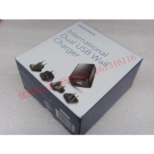 Free shipping FOR INSIGNIA 5V2.1A international dual-port USB charger mobile phone tablet For iphone 6S plus ipad