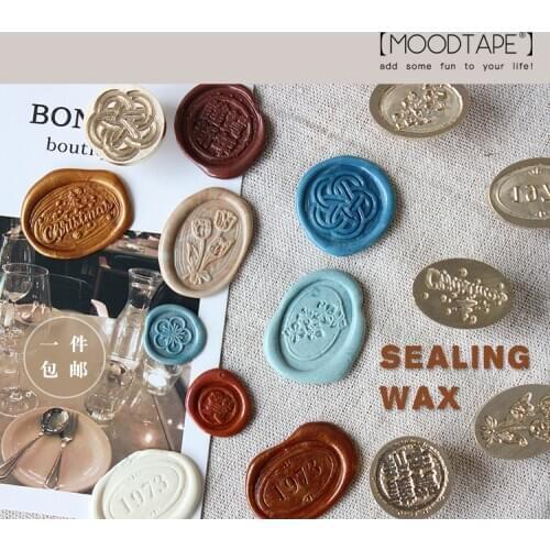 Moodtape personality stamp wood wax seal stamp for DIY Gift / Invitation album Decorative stamp chrismas metal stamp seal