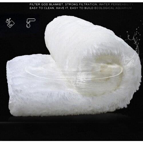 Fish Tank Filter Magic Carpet Filtration Blanket Dry and Wet Separation High Density Purification Aquarium Filter Clean Tool