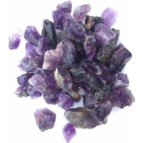 Purple Amethyst Crystals Rough Stones Wholesale Natural Carved Raw Gemstone For Decoration