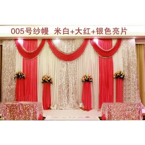 Free Shipping 3x6M 1 SET Wedding Background Backdrops Sequin Photo Backdrop Wedding Booth Photography Background
