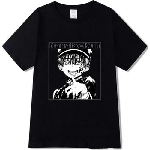 Funny Hanako T Shirt Men Fashion Casual Short Sleeve Tshirts Harajuku Funny Unisex Oversized T-shirt Male
