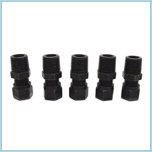 Hydraulic iron joint 10mm-1/8 1/4 3/8 1/2 male thread joint card sleeve tubing carbon steel taper thread straight Pipe Fitting