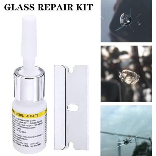 Cracked Glass Repair Kit Windshield Repair Liquid DIY Car Window Phone Screen Repair Resin Kit Auto Glass Tools Kit
